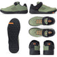 Shoe 2nd D1 - Crank Brothers Stamp Speedlace Flat Shoes - US 11.5 - Green - Orange - Black - Image 2