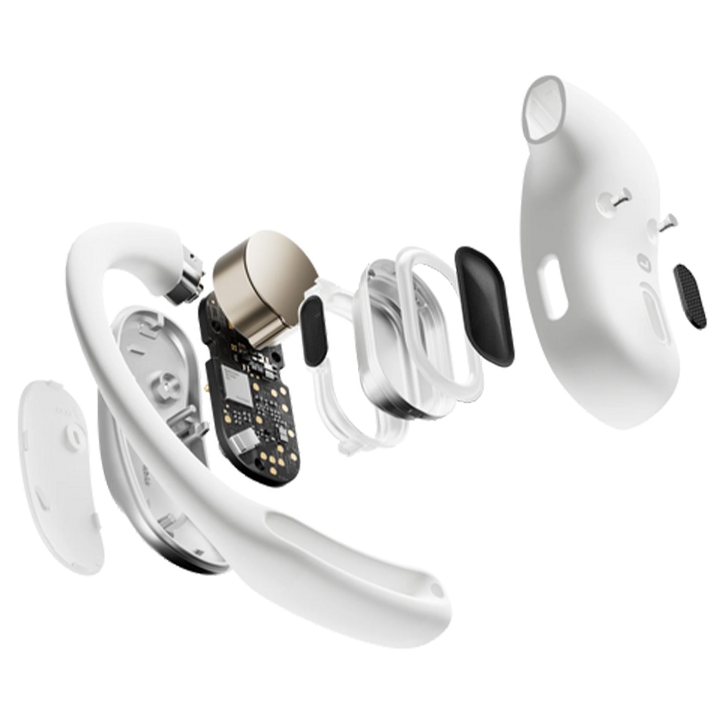 Shokz OpenFit AIR True Wireless Earbuds - White - Image 3