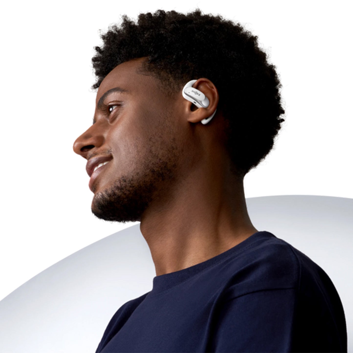 Shokz OpenFit AIR True Wireless Earbuds - White - Image 5