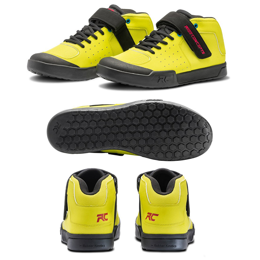 Shop 2nd D1 Ride Concepts Wildcat Flat Shoes - US 10.0 - Lime - Black - Image 2