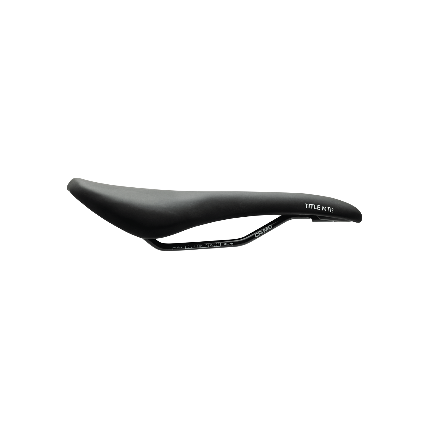 Title ES1 Saddle - Cro-Mo Alloy - 145mm - Black
