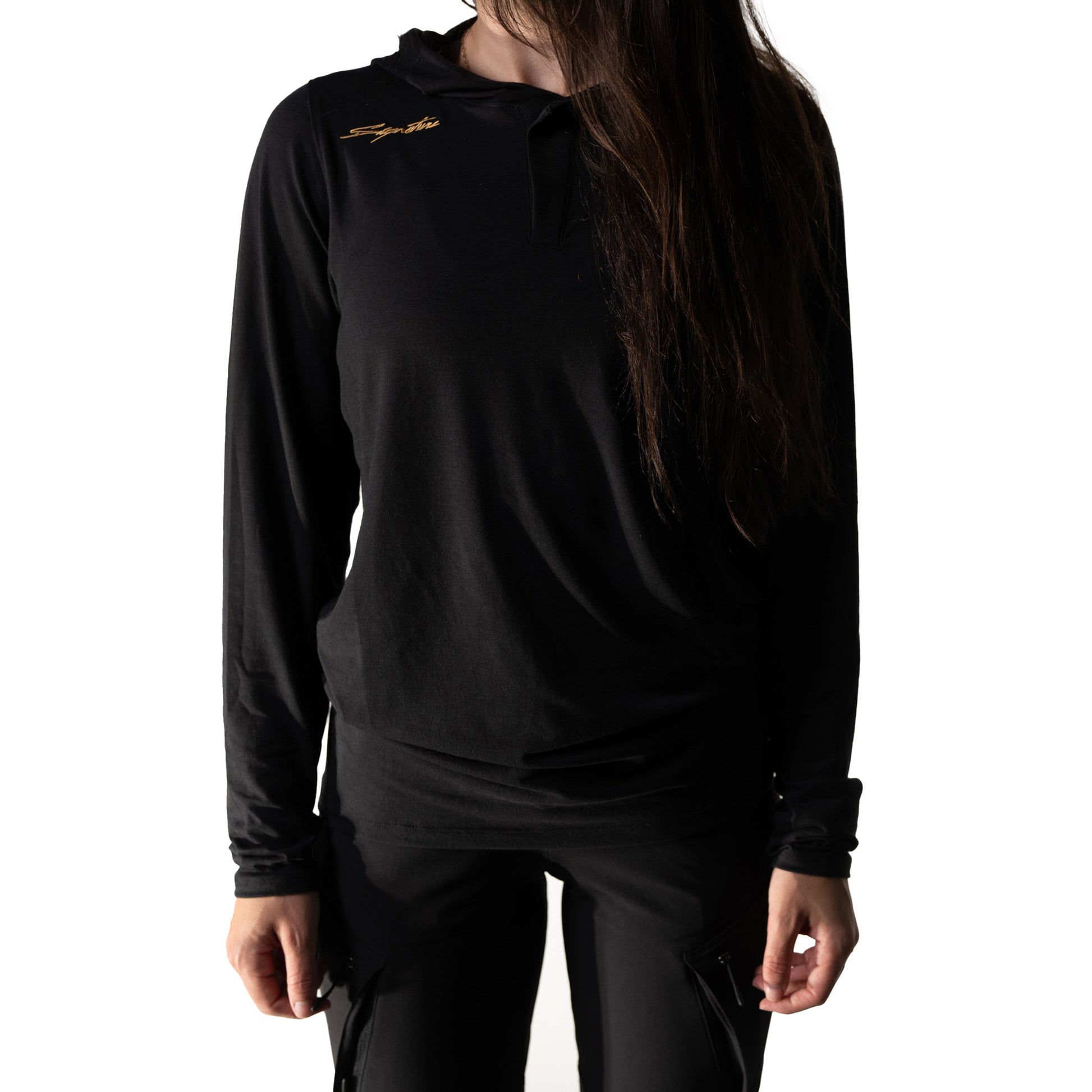 Signature Rover UPF Sun Hoodie - L - Black - Image 8