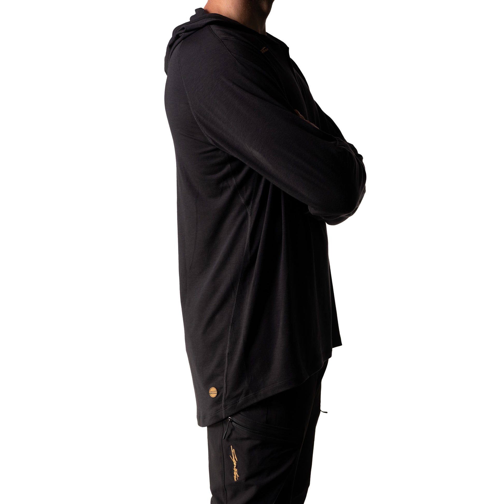 Signature Rover UPF Sun Hoodie - S - Black - Image 6