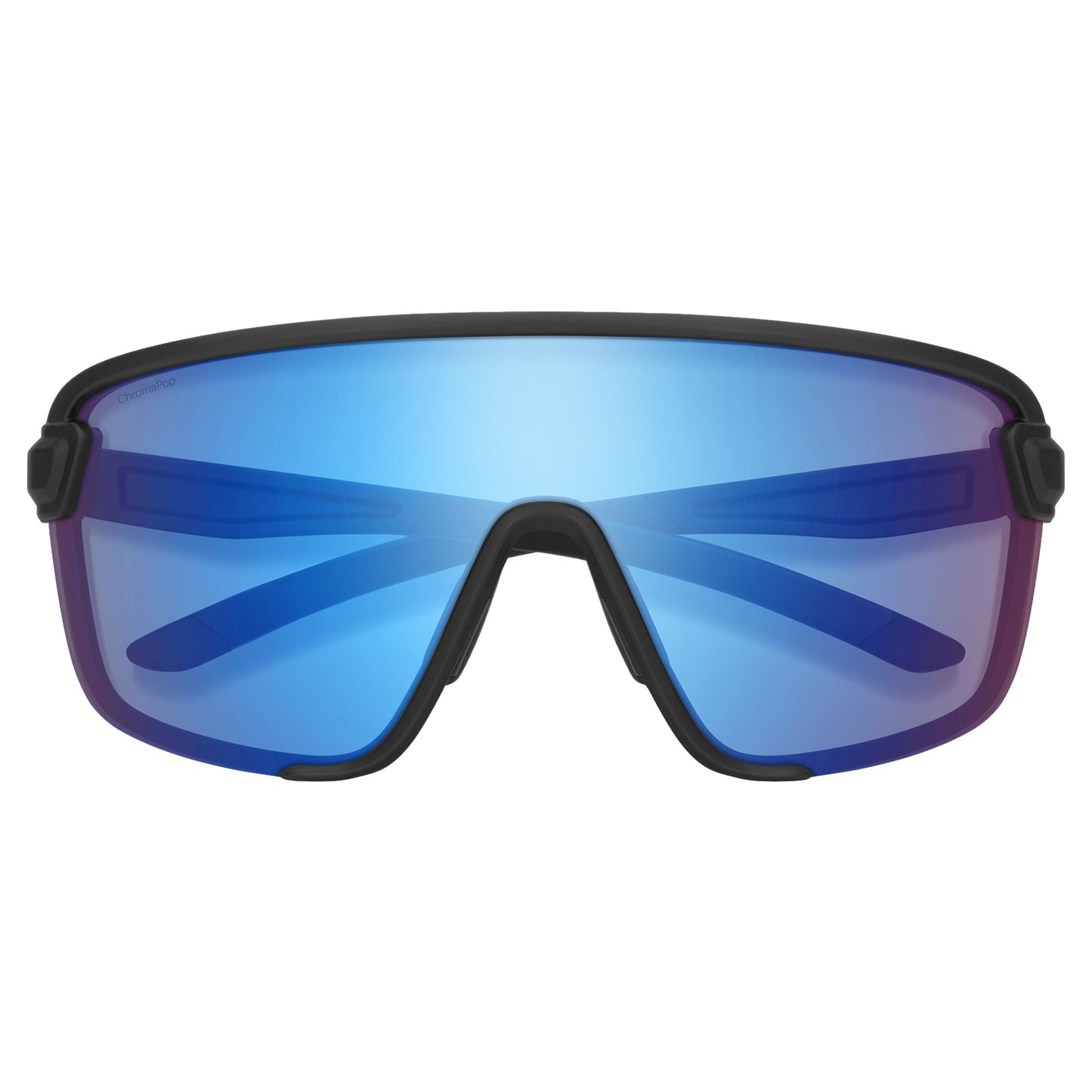 Smith Bobcat Sunglasses - M - Matte Black - ChromaPop Low Light Rose Blue Mirror - Image 2