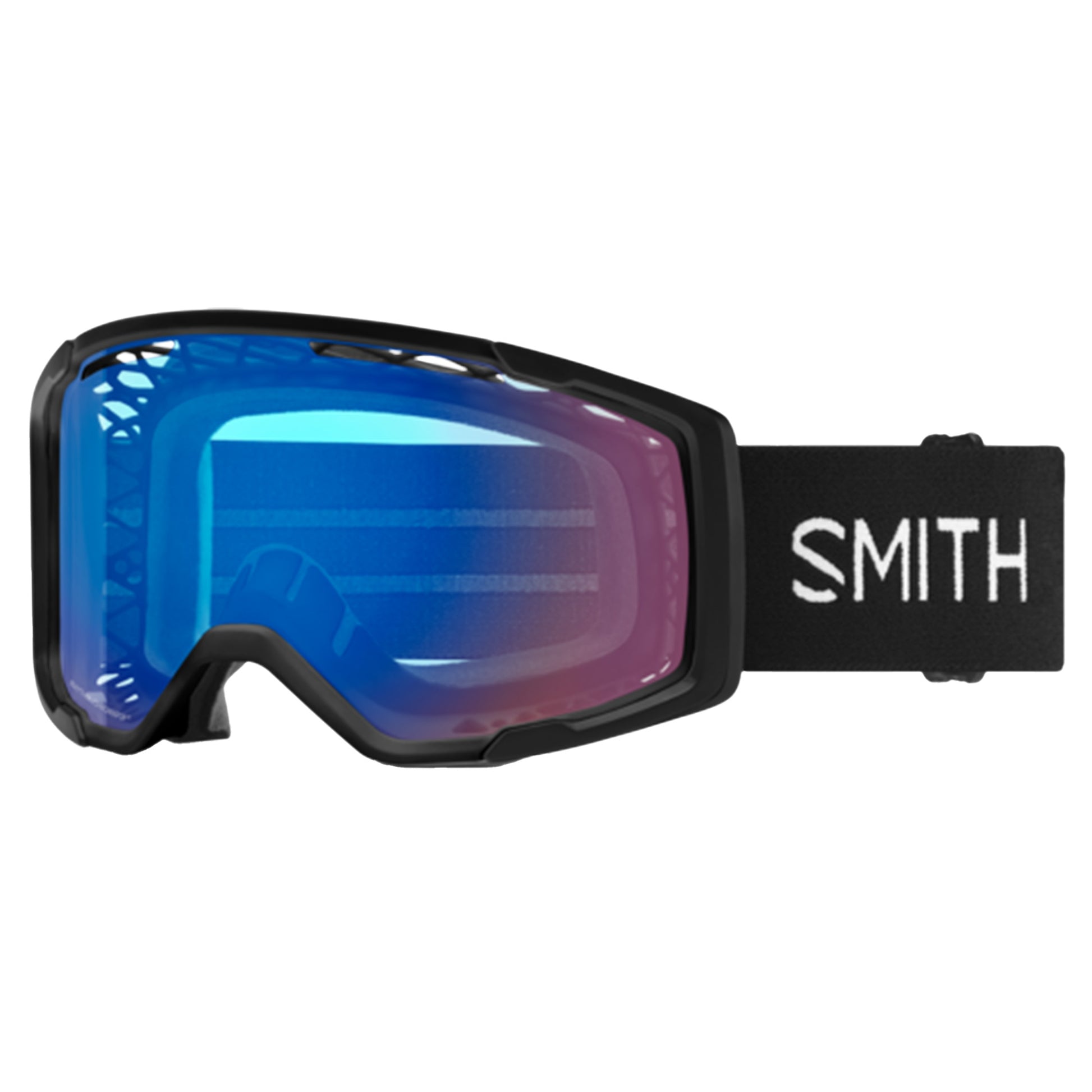 Smith Rhythm MTB + Dirt Screen - One Size Fits All - Black / Chromapop Contrast Rose Flash - Image 1