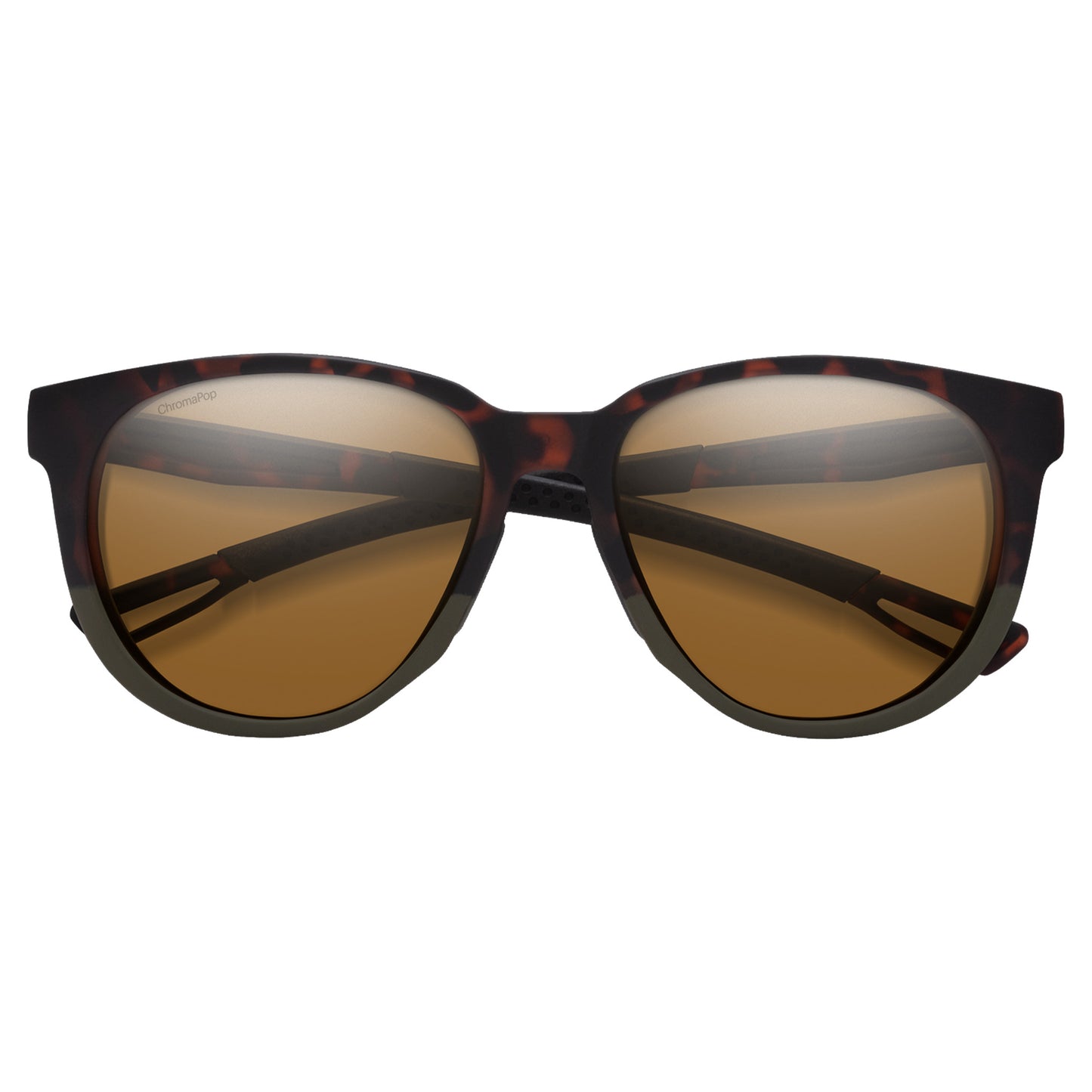 Smith Seeker Sunglasses - M - AK Matte Forest Tortoise - ChromaPop Polarized Brown - Image 2