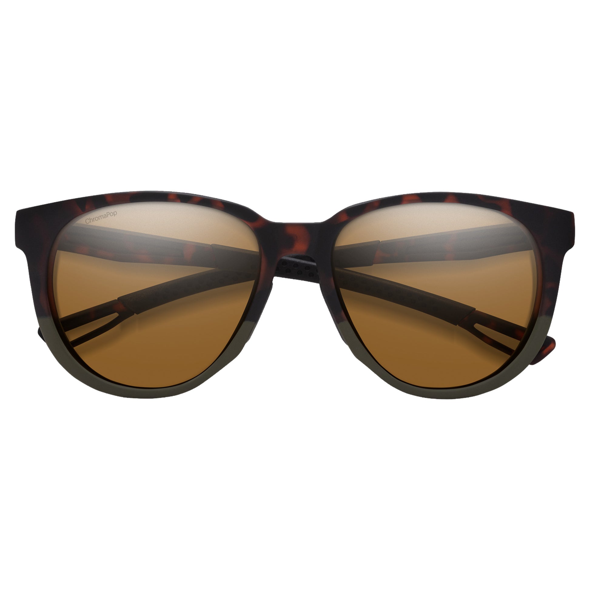 Smith Seeker Sunglasses - M - AK Matte Forest Tortoise - ChromaPop Polarized Brown - Image 2