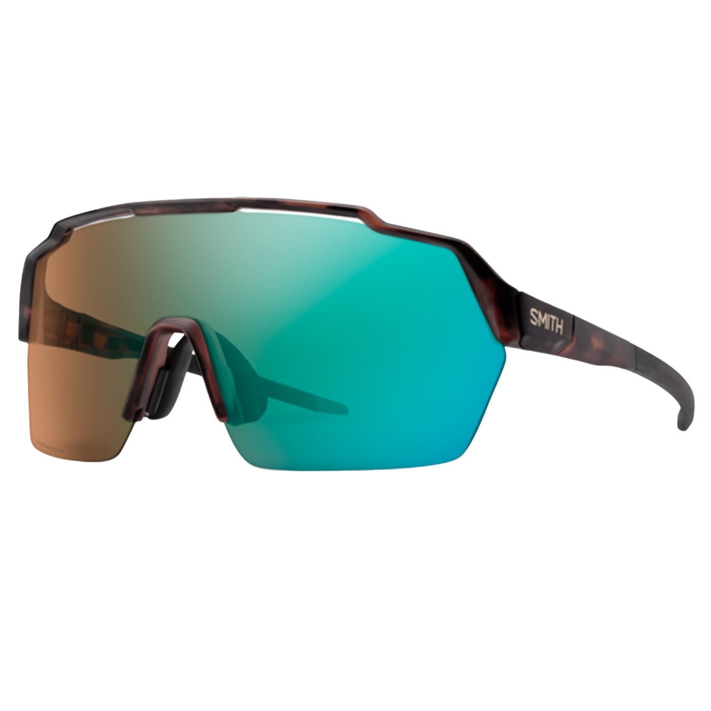 Smith Shift Split Mag - One Size Fits All - Matte Tortoise / ChromaPop Photochromic Brown Opal Mirror - Image 1