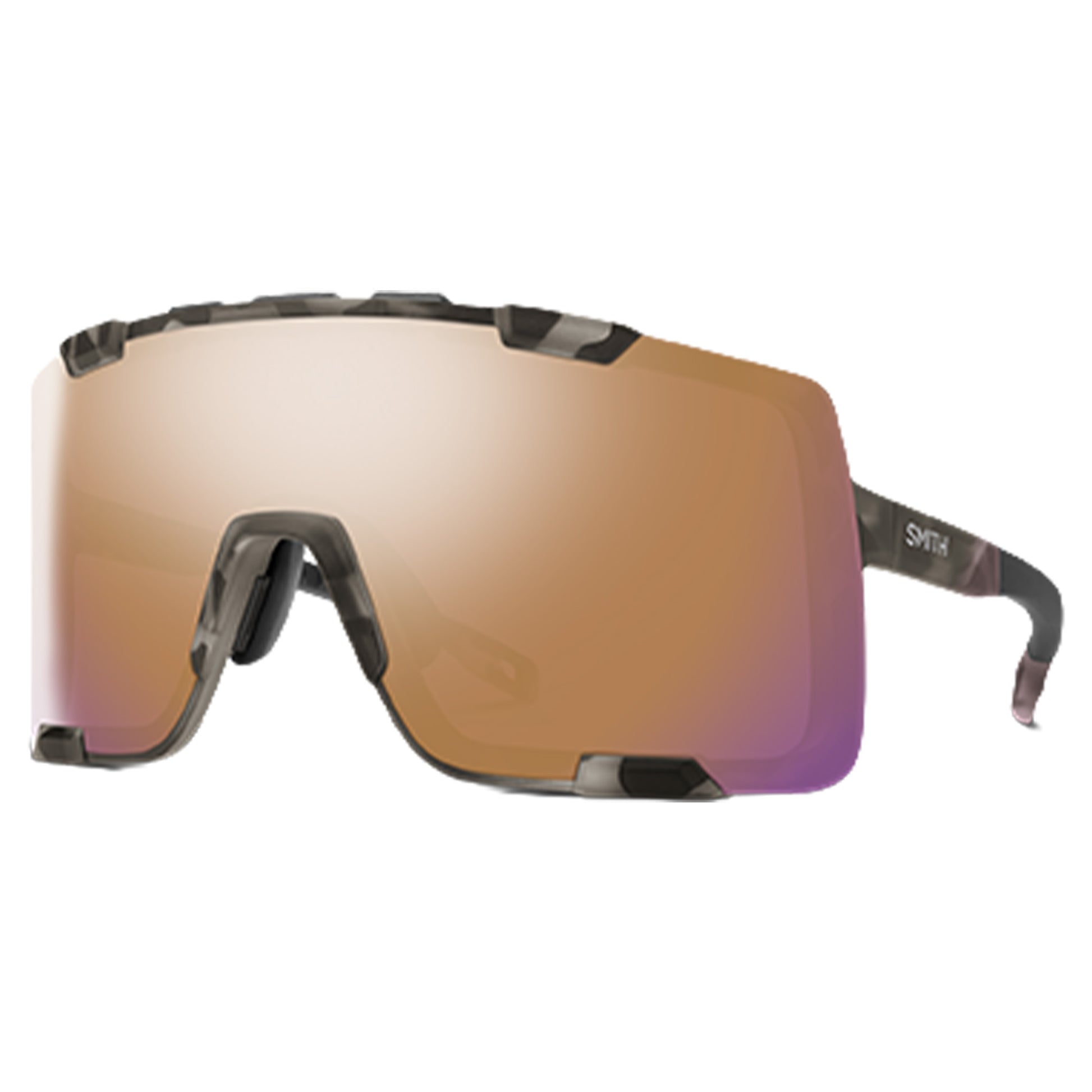 Smith Syncline Sunglasses - L - Matte Salt Haze - ChromaPop Rose Gold Mirror - Image 1
