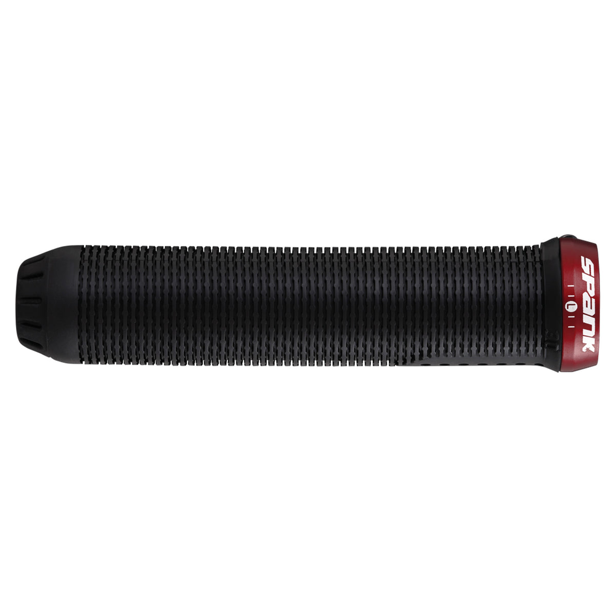 Spank Spike Lock-On Grips - Black / Red - Single Lock On Grips - 30mm - Image 1