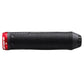 Spank Spike Lock-On Grips - Black / Red - Single Lock On Grips - 33mm - Image 1