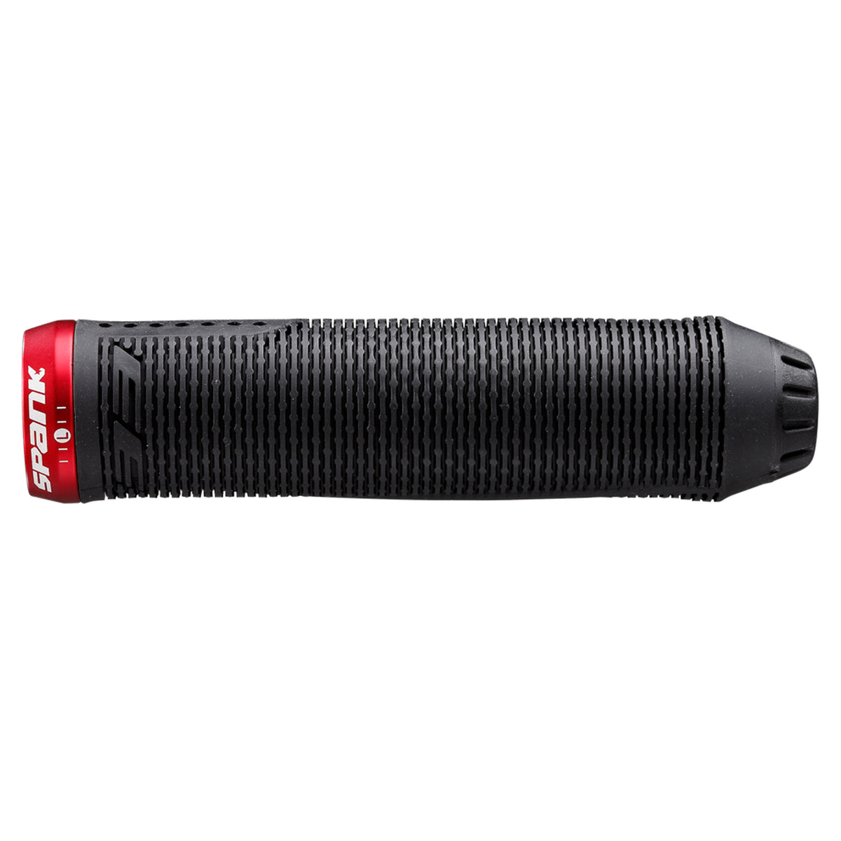 Spank Spike Lock-On Grips - Black / Red - Single Lock On Grips - 33mm - Image 1