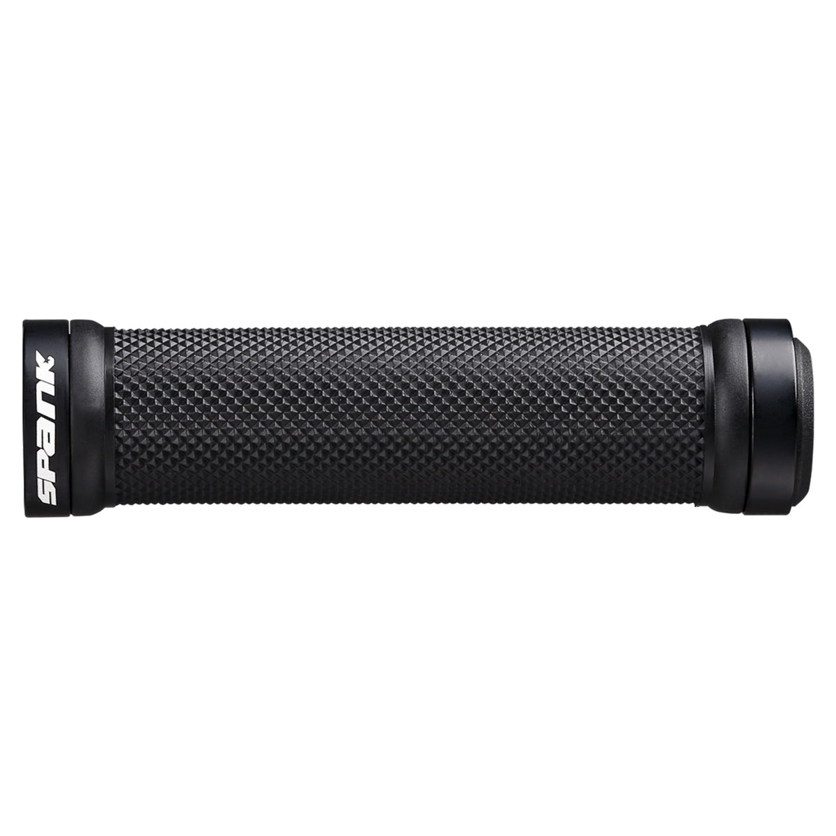 Spank Spoon Lock-On Grips - Black / Black - Dual Lock On Grips - Image 1