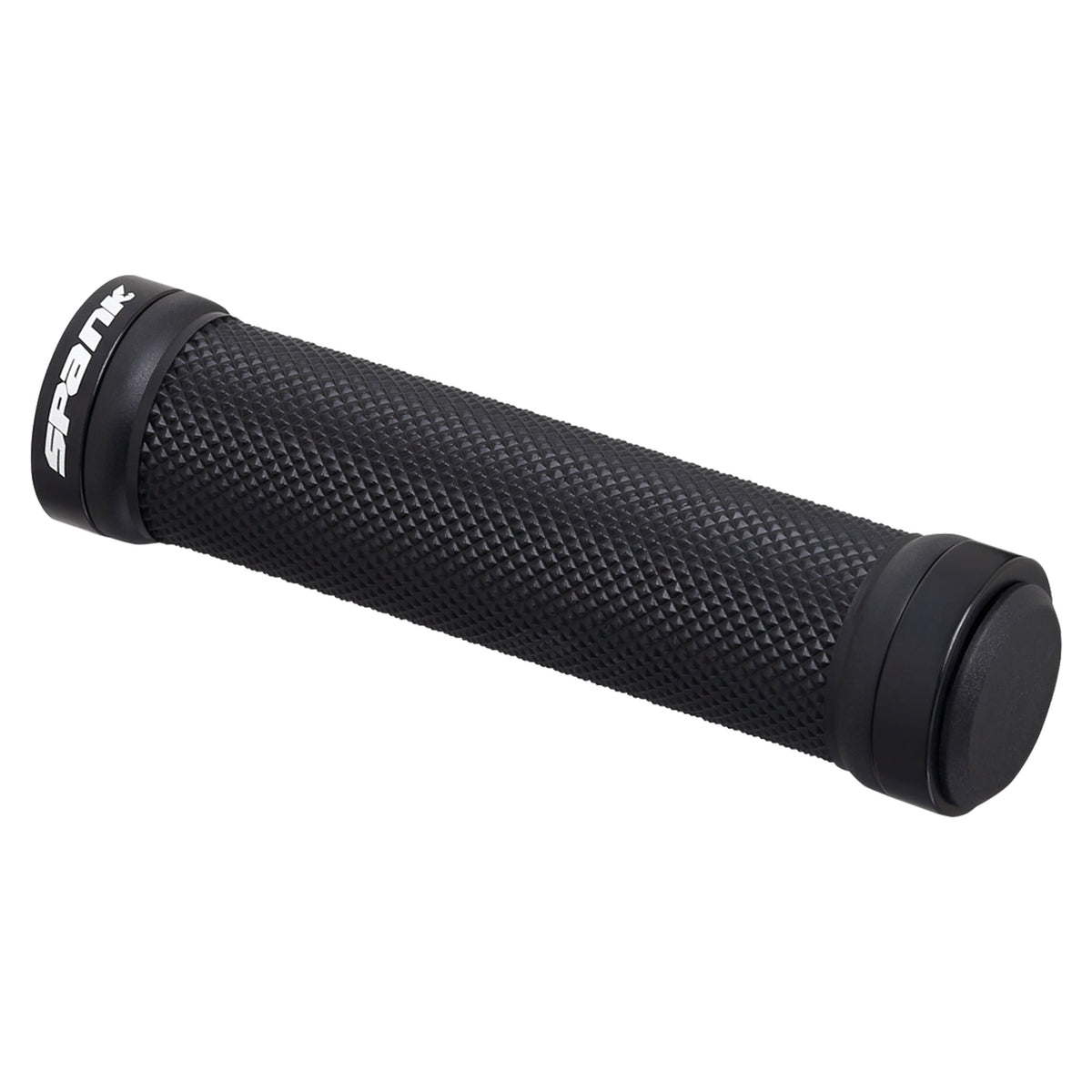Spank Spoon Lock-On Grips - Black / Black - Dual Lock On Grips - Image 2