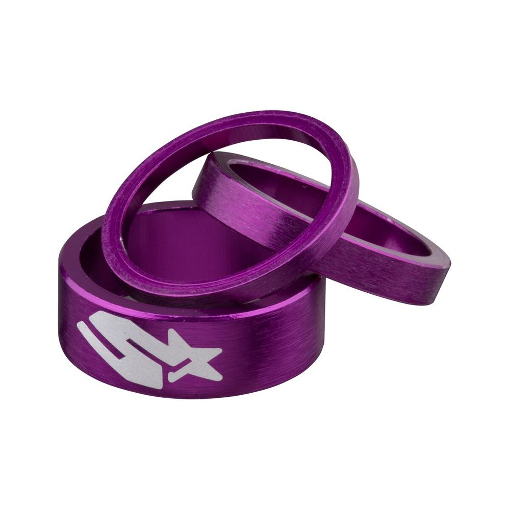 Spank Headset Spacer Kit - Purple - Image 1