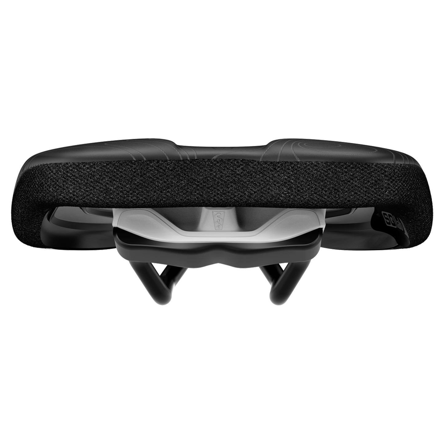 SQLab 60X ERGOWAVE Active 2.2 Saddle - Cro-Mo Alloy - 140mm - Black - Image 5