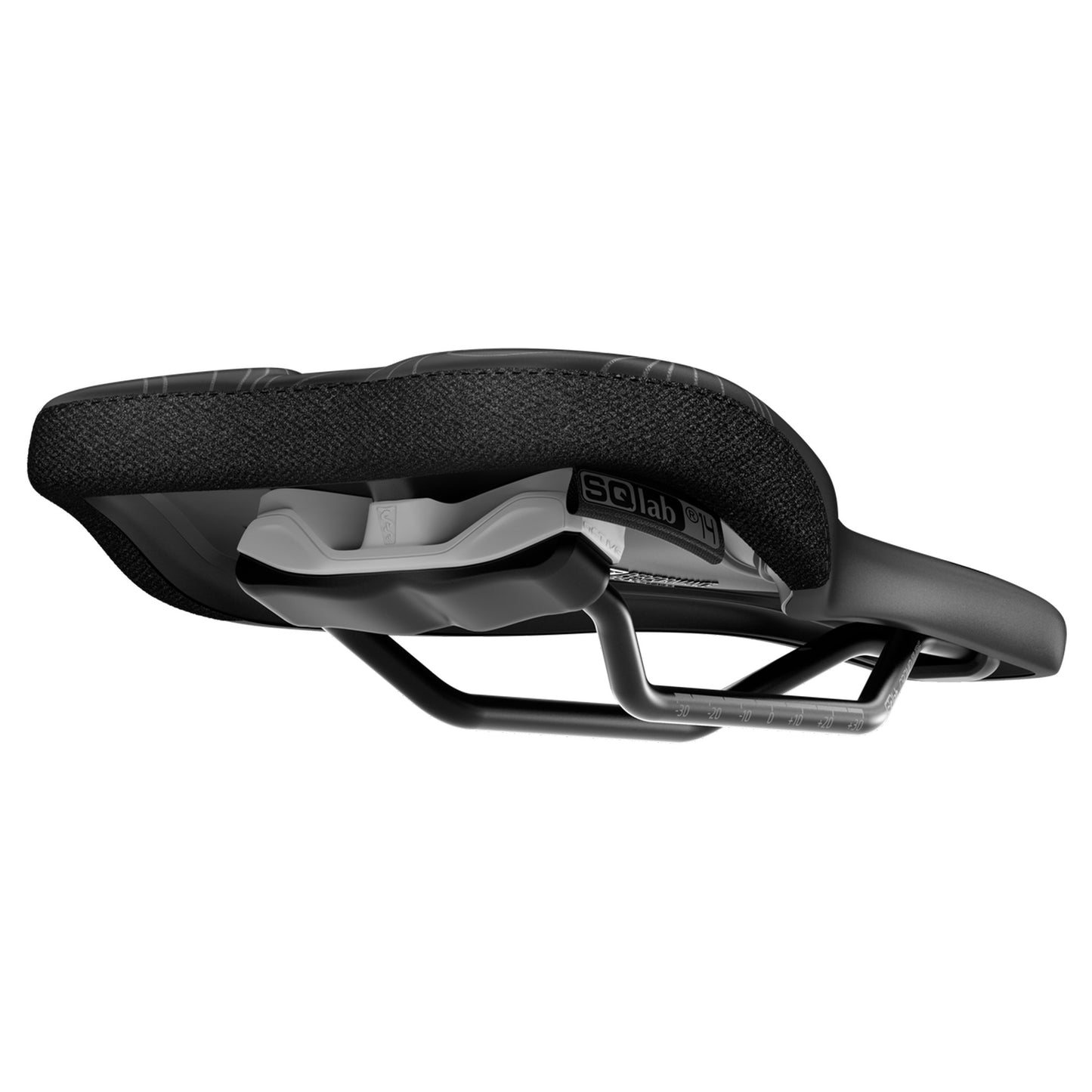 SQLab 60X ERGOWAVE Active 2.2 Saddle - Cro-Mo Alloy - 150mm - Black - Image 6
