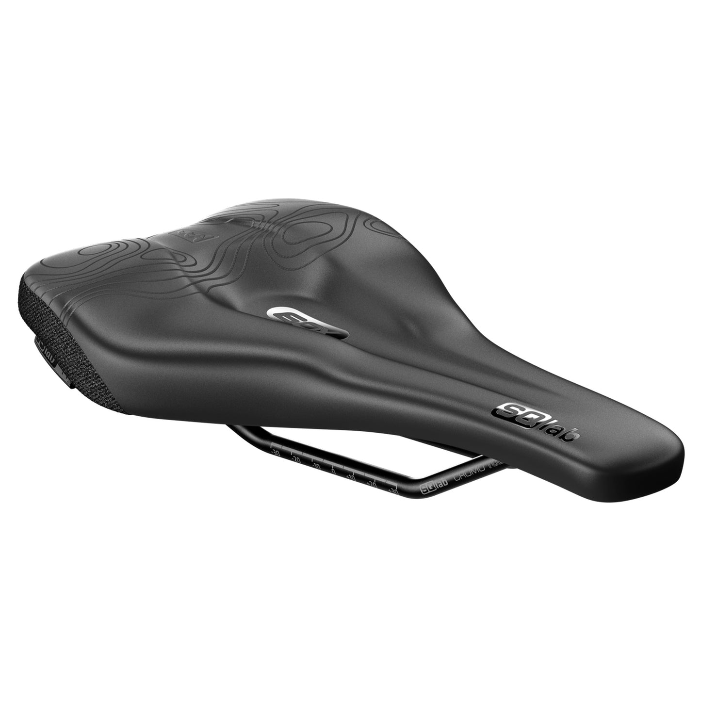 SQLab 60X ERGOWAVE Active 2.2 Saddle - Cro-Mo Alloy - 160mm - Black - Image 1