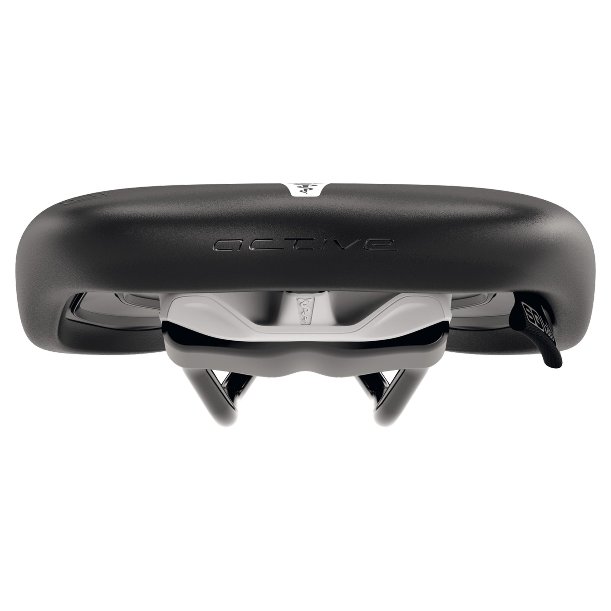 SQLab 610 M-D Active Saddle - Cro-Mo Steel - 140mm - Black - Image 5