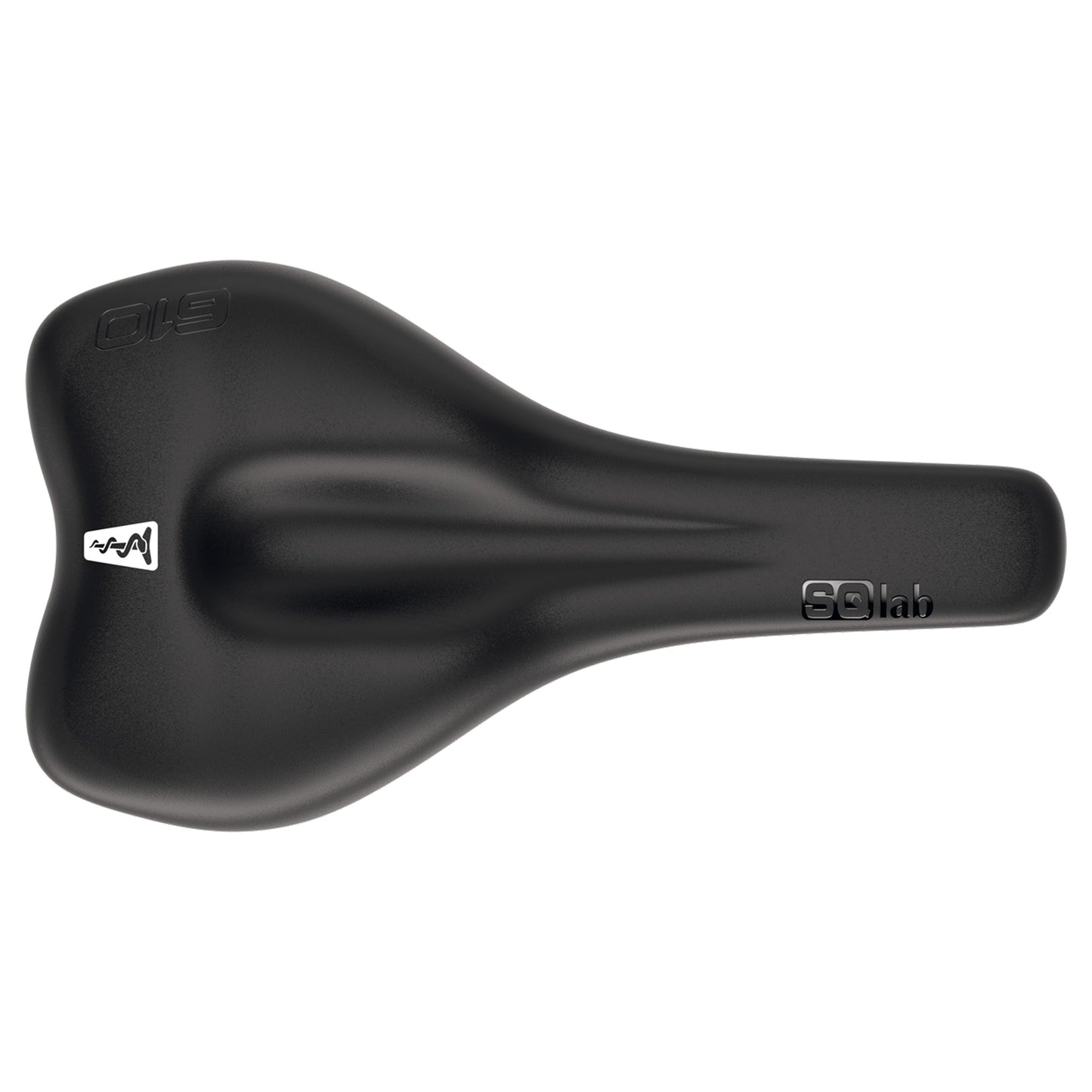 SQLab 610 M-D Active Saddle - Cro-Mo Steel - 150mm - Black - Image 3