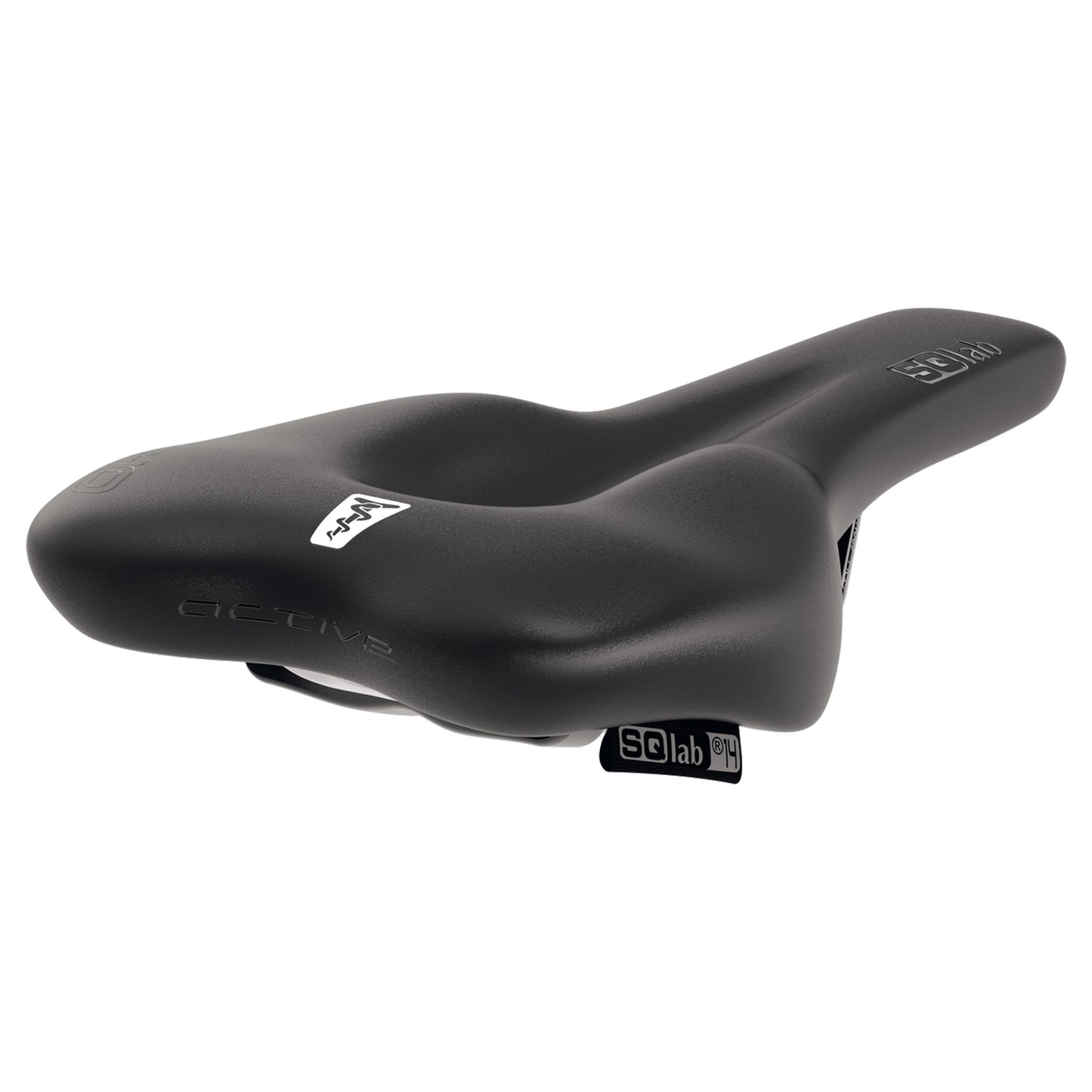 SQLab 610 M-D Active Saddle - Cro-Mo Steel - 150mm - Black - Image 4