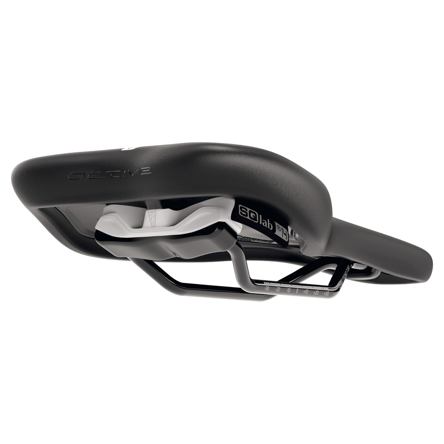 SQLab 610 M-D Active Saddle - Cro-Mo Steel - 150mm - Black - Image 6