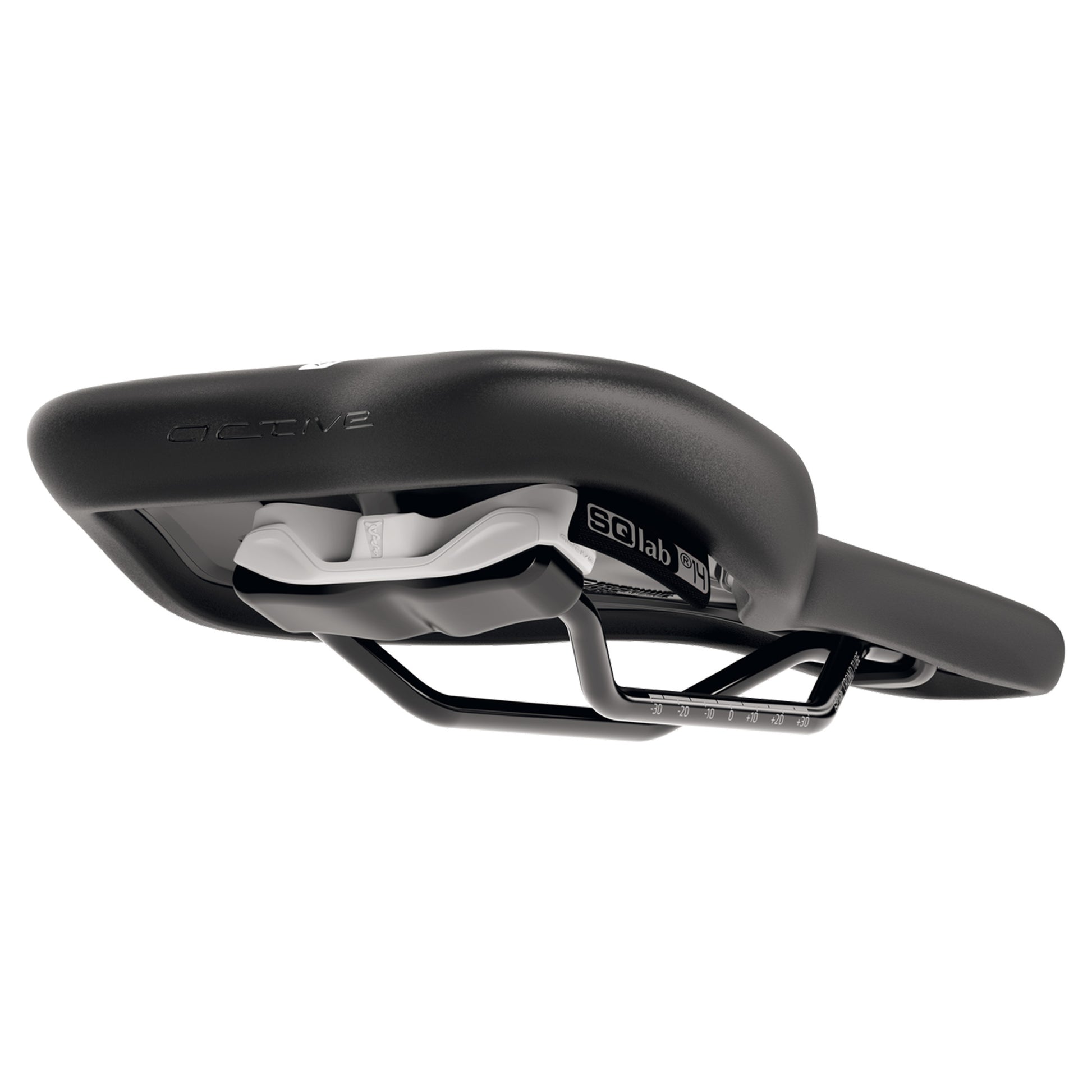 SQLab 610 M-D Active Saddle - Cro-Mo Steel - 150mm - Black - Image 6