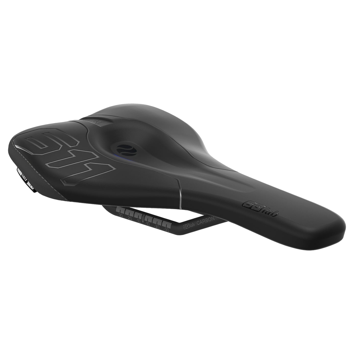 SQLab 611 Ergowave Carbon Saddle - Carbon - 150mm Wide - Black - Image 1