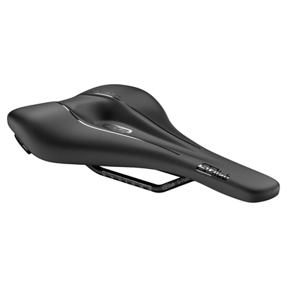 SQlab 612 Ergowave Active 2.2 Saddle - Stainless Steel - 130mm - Black - Image 1