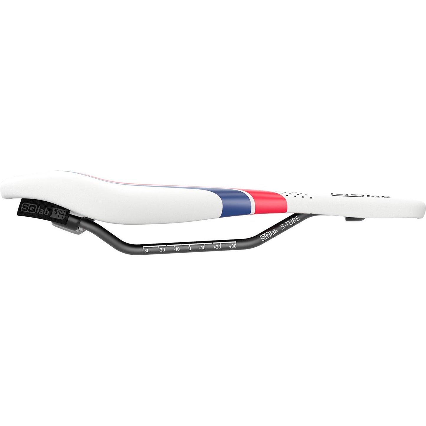 SQLab 612 Ergowave Active Wardy 2.1 Ltd. Saddle - Steel (Lightweight) - 120mm - White