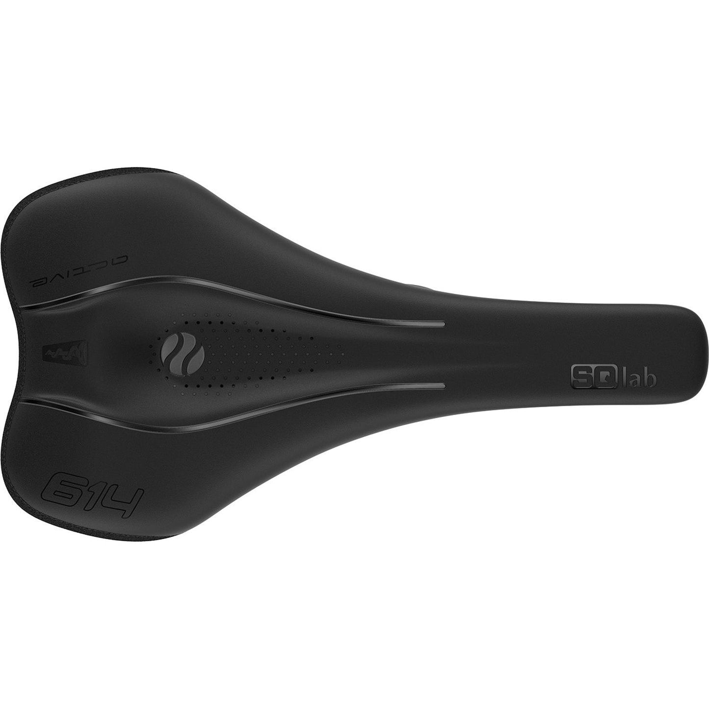 SQLab 614 Ergowave Active 2.1 Saddle - Light Metal Alloy - 120mm - Black