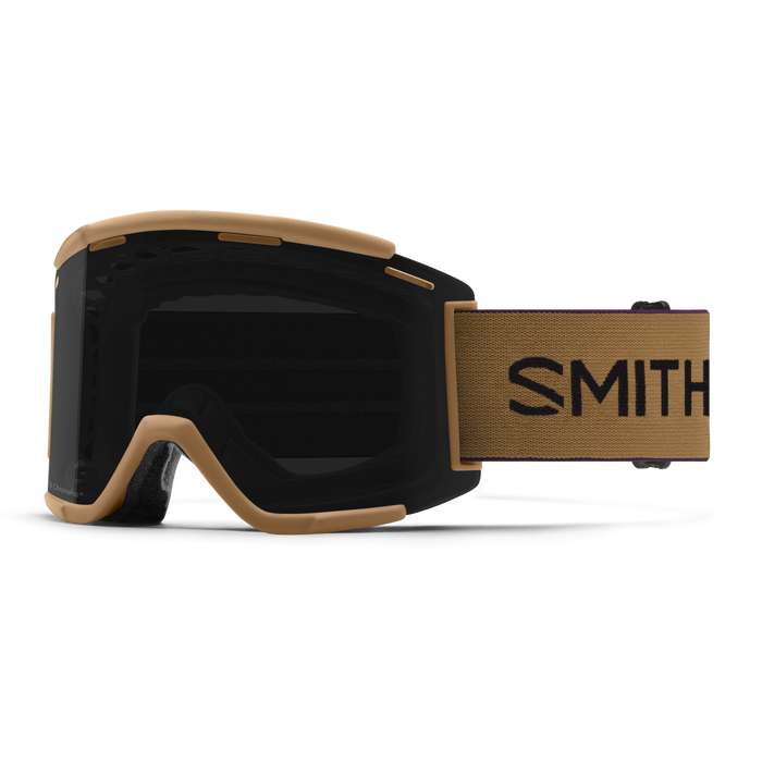Smith Squad XL MTB Goggles - One Size Fits Most - Indigo/Coyote - ChromaPop Sun Black Lens