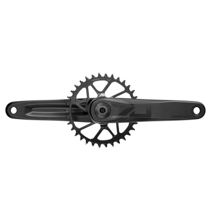 SRAM Eagle 70 Transmission Crankset - 68-73mm and BB86-99 - 28.99mm DUB - SRAM Direct Mount - 3 Bolt - 165mm - Black - Image 1