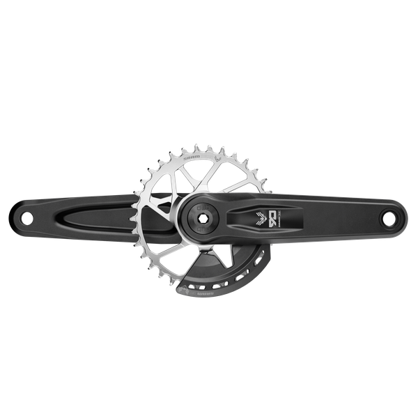 SRAM Eagle 90 Transmission Crankset - 68-73mm and BB86-95 - 28.99mm DUB - SRAM Direct Mount - 8 Bolt - 160mm - Black - Image 2
