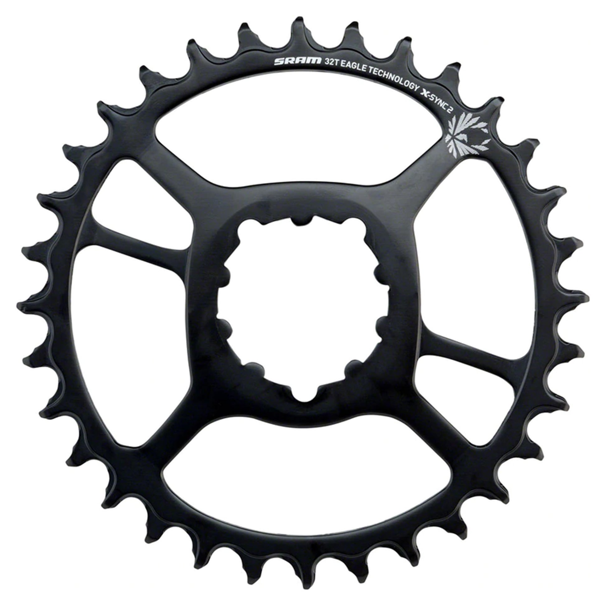 SRAM Eagle X-SYNC Chainring - Direct Mount - SRAM - 3mm Boost - Round - 32T - 12 Speed - Steel - Black - Image 1
