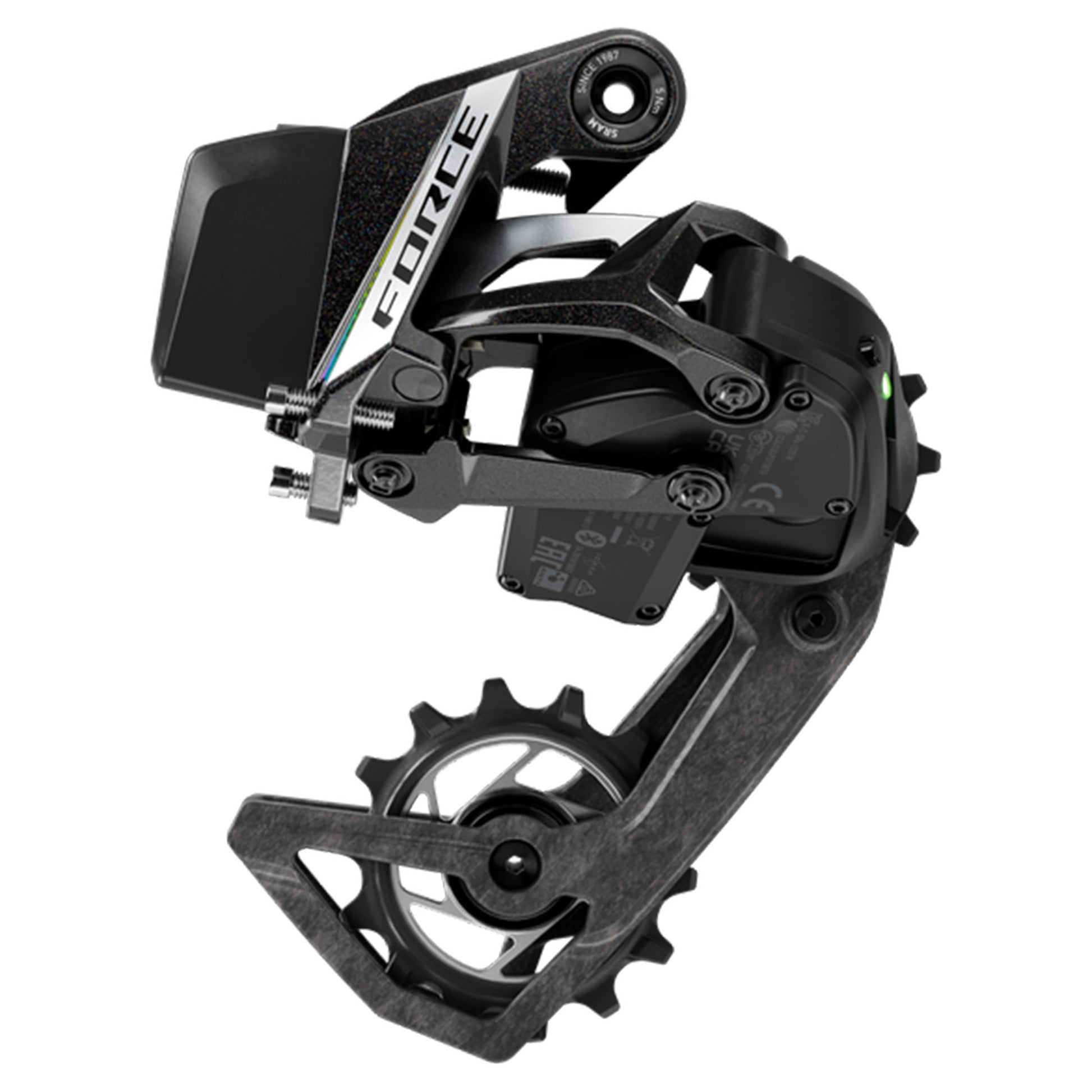 SRAM Force AXS E1 Rear Derailleur - Rear Derailleur - 12 Speed - Black - Image 2