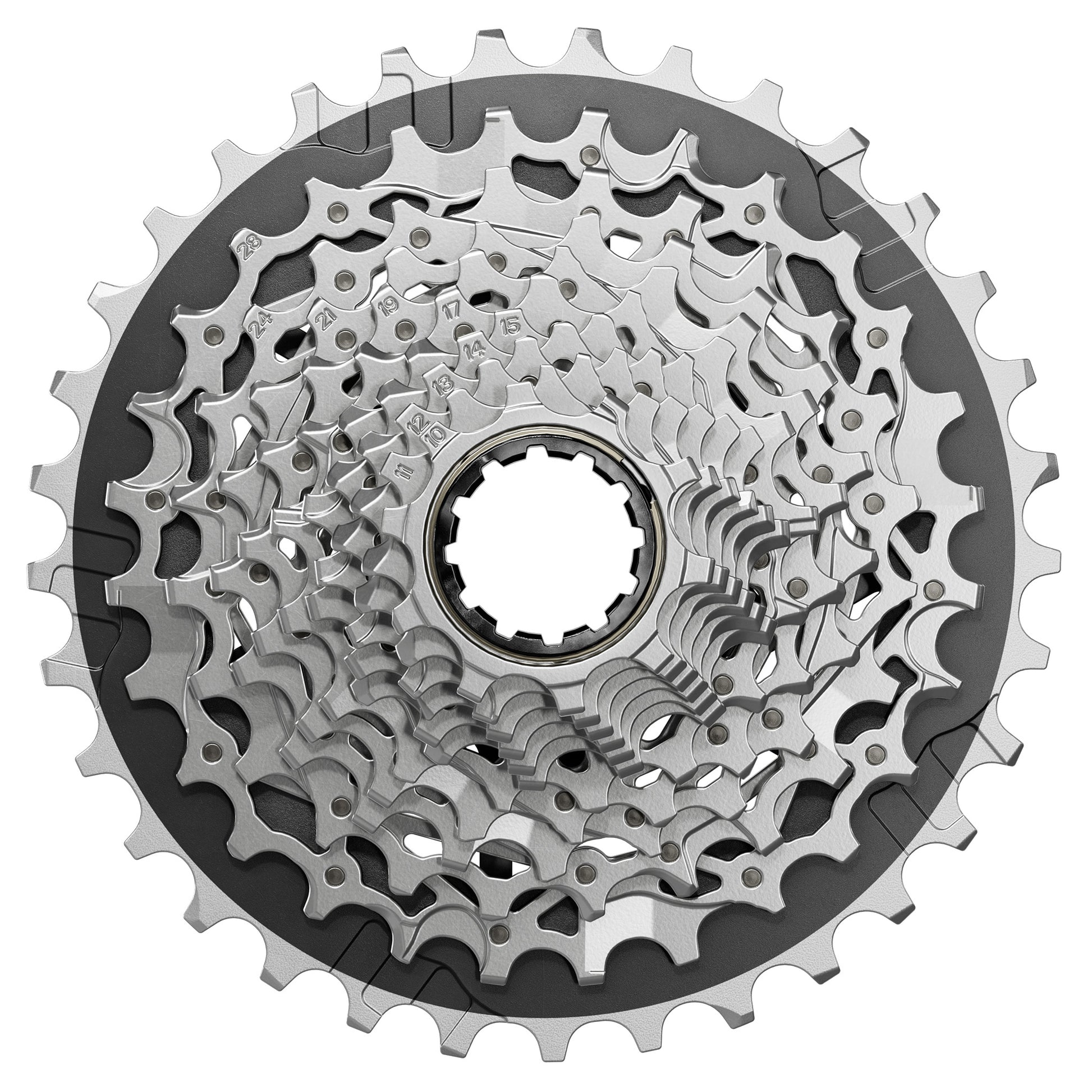 SRAM Force XG-1270 E1 12 Speed Cassette - 12 Speed - XDR Driver - 10-36T - Silver - Image 1