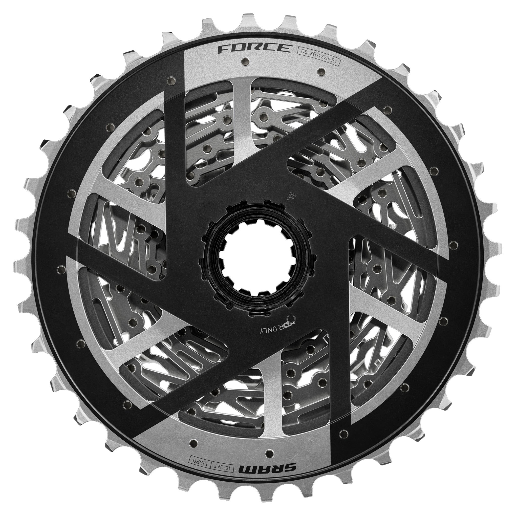 SRAM Force XG-1270 E1 12 Speed Cassette X-Range | MTB Direct