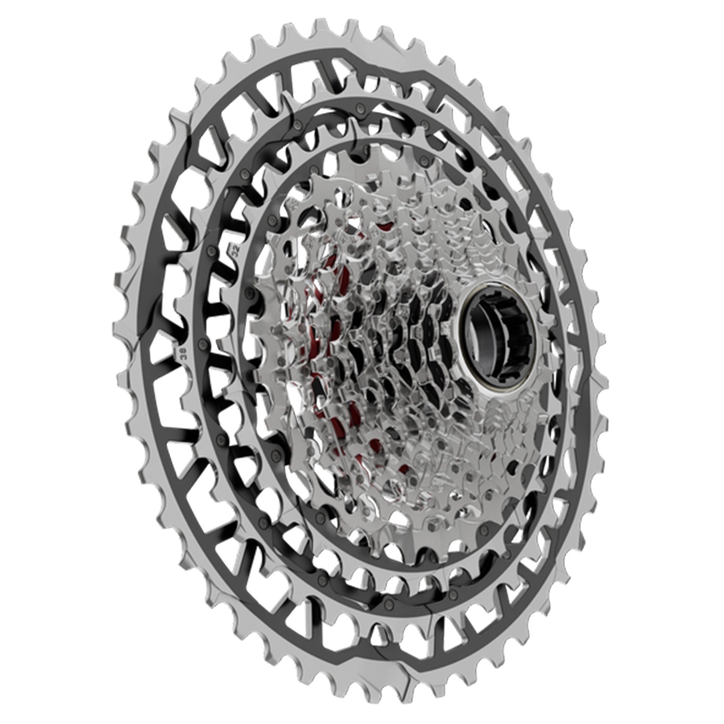 SRAM Force XG-1371 XPLR E1 13 Speed Cassette - 13 Speed - XDR Driver - 10-46T - Silver - Image 1