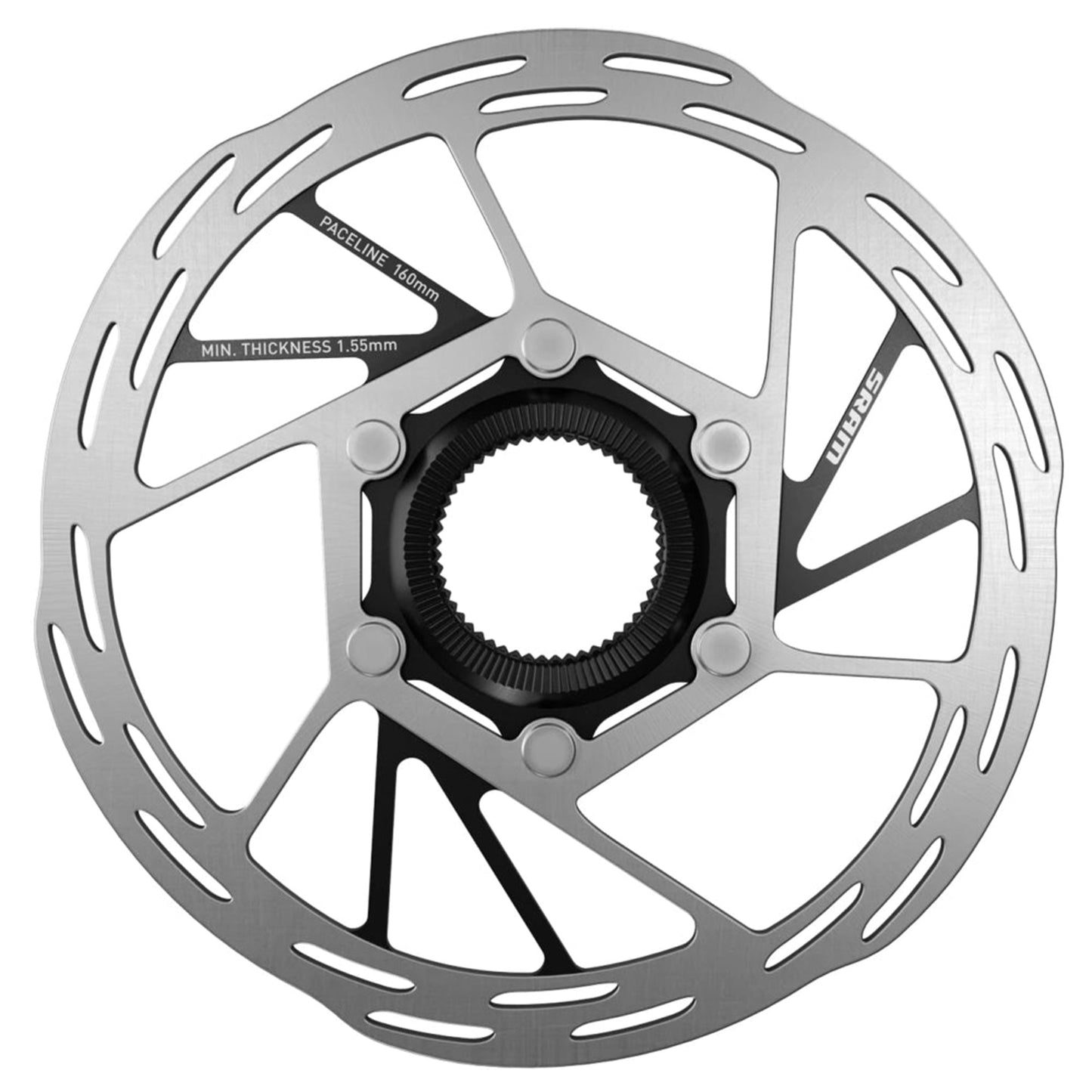 SRAM Paceline CenterLock Rotor - 160mm - Centrelock - Standard - 1.8mm to 1.9mm - (includes internal tooled lockring) A2 - Image 1