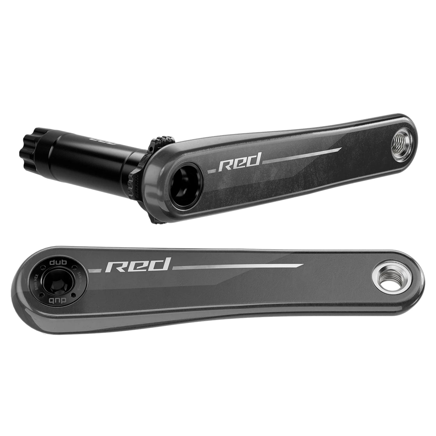 SRAM Red AXS E1 DUB Crank Arm Assembly - 68-73mm and BB86-92 - 28.99mm DUB - SRAM Direct Mount - 165mm - Black - Image 1