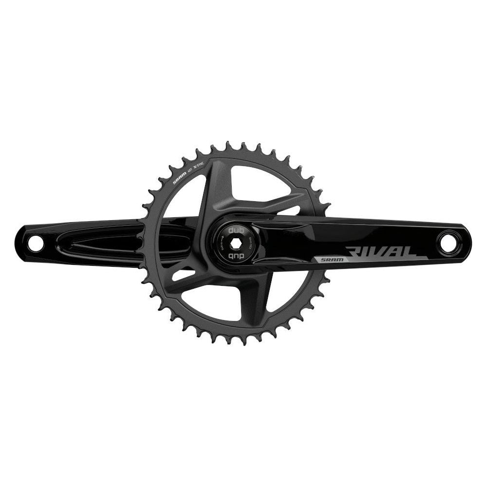 SRAM Rival 1x D1 DUB Wide Crankset - 68-73mm and BB86-92 - 28.99mm DUB - SRAM Direct Mount - 170mm - Black - 46T