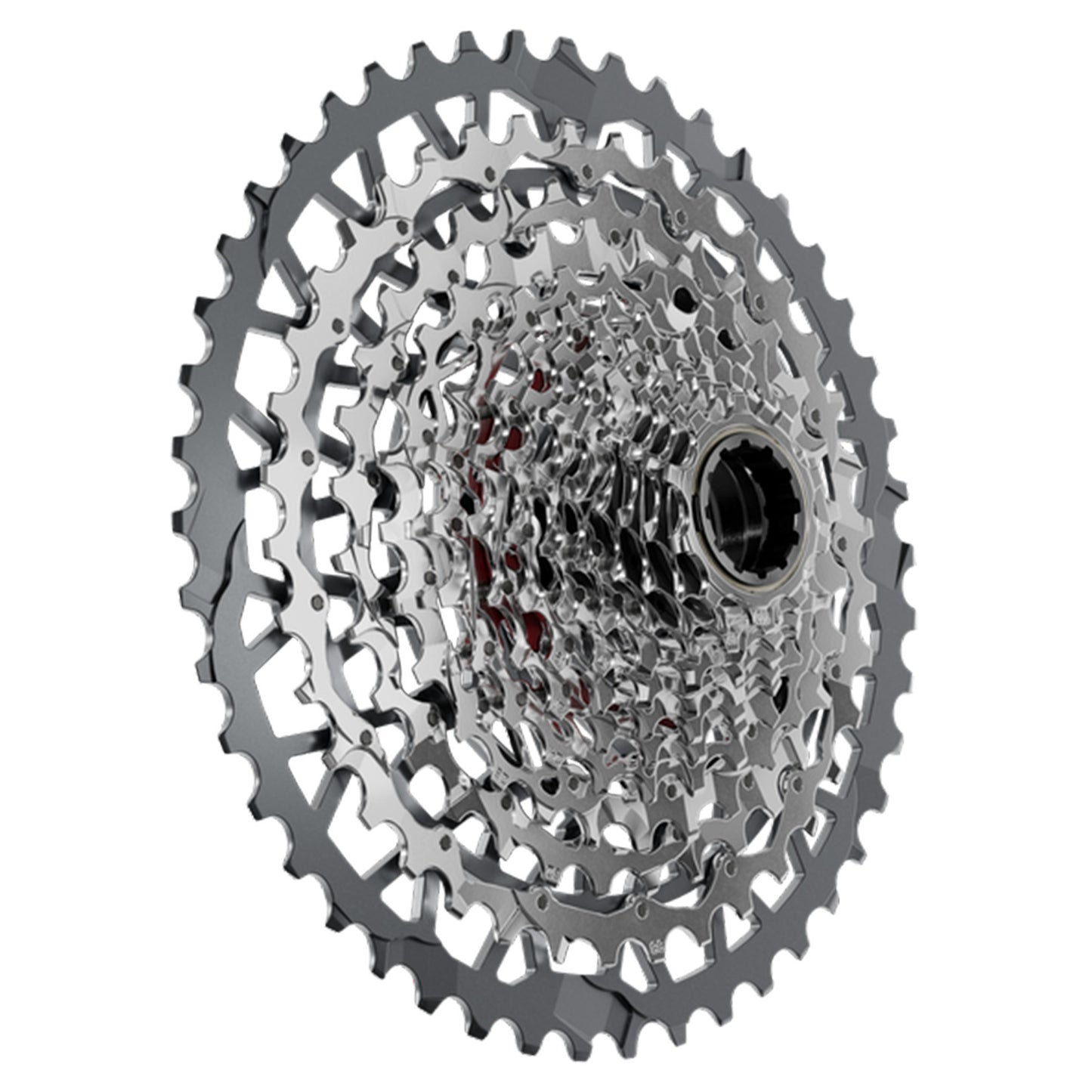 SRAM Rival AXS XG-1351 XPLR E1 13 Speed Cassette - 13 Speed - XDR Driver - 10-46T - Silver - Image 3