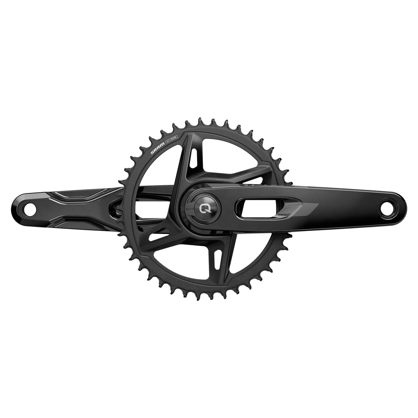 SRAM Rival AXS XLPR E1 Power Meter Spindle Crankset - 68-73mm and BB86-92 - 28.99mm DUB - SRAM Direct Mount - 165mm - Grey - Image 2