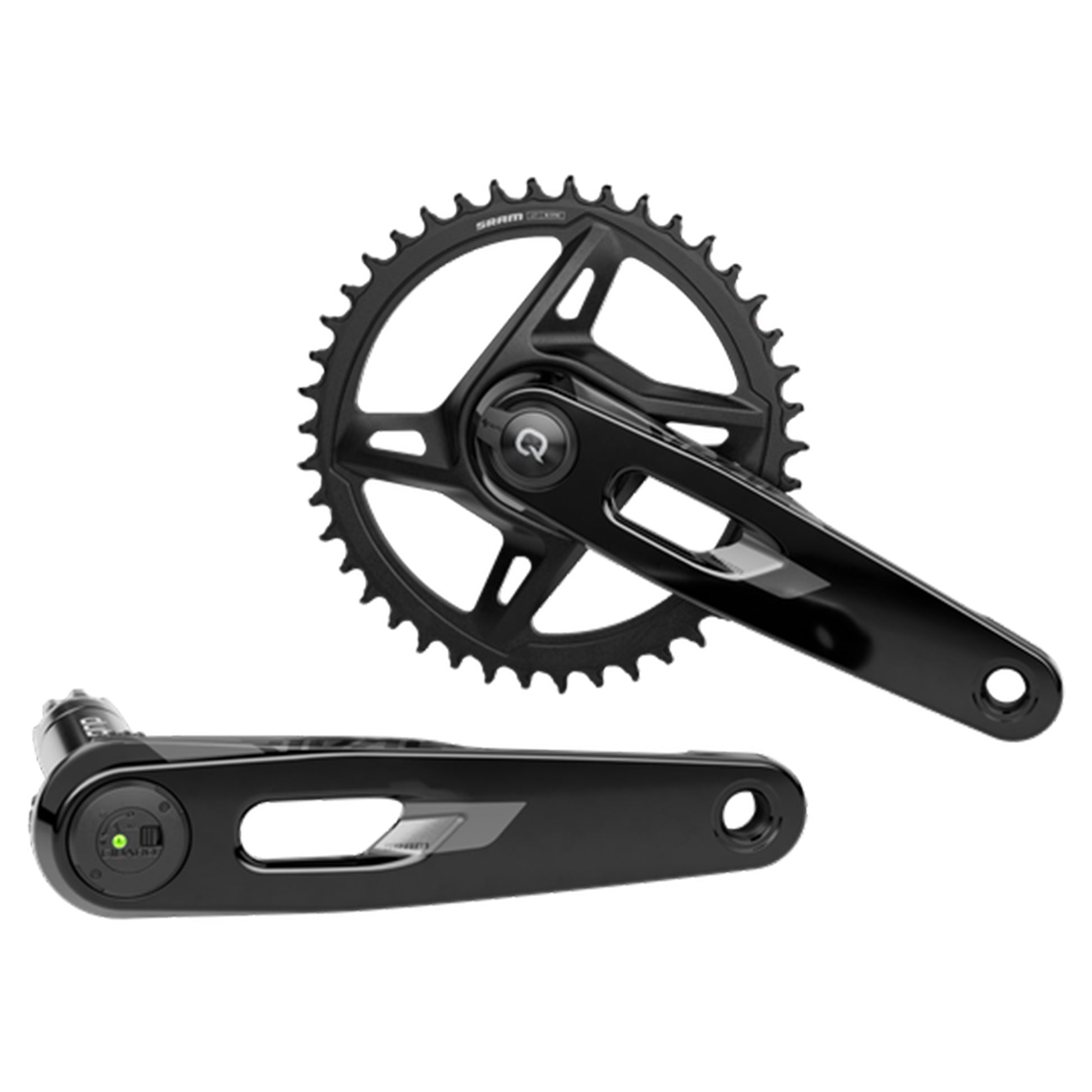 SRAM Rival AXS XLPR E1 Power Meter Spindle Crankset - 68-73mm and BB86-92 - 28.99mm DUB - SRAM Direct Mount - 170mm - Grey - Image 3
