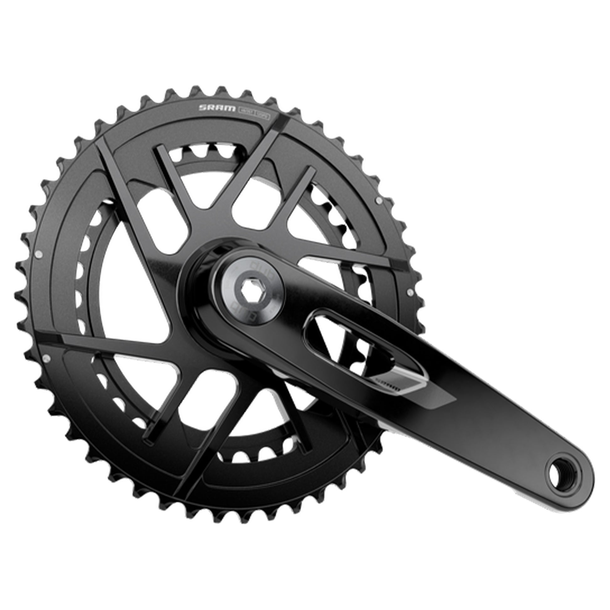 SRAM Rival E1 Crankset - 68-73mm and BB86-92 - 28.99mm DUB - SRAM Direct Mount - 170mm - Grey - Image 1