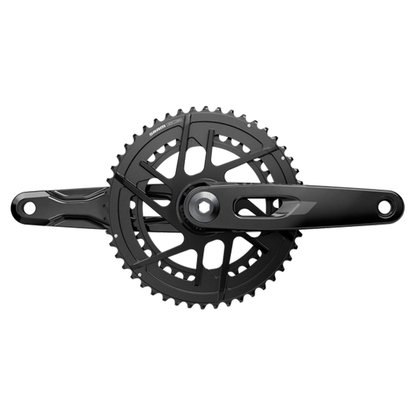 SRAM Rival E1 Crankset - 68-73mm and BB86-92 - 28.99mm DUB - SRAM Direct Mount - 170mm - Grey - Image 2