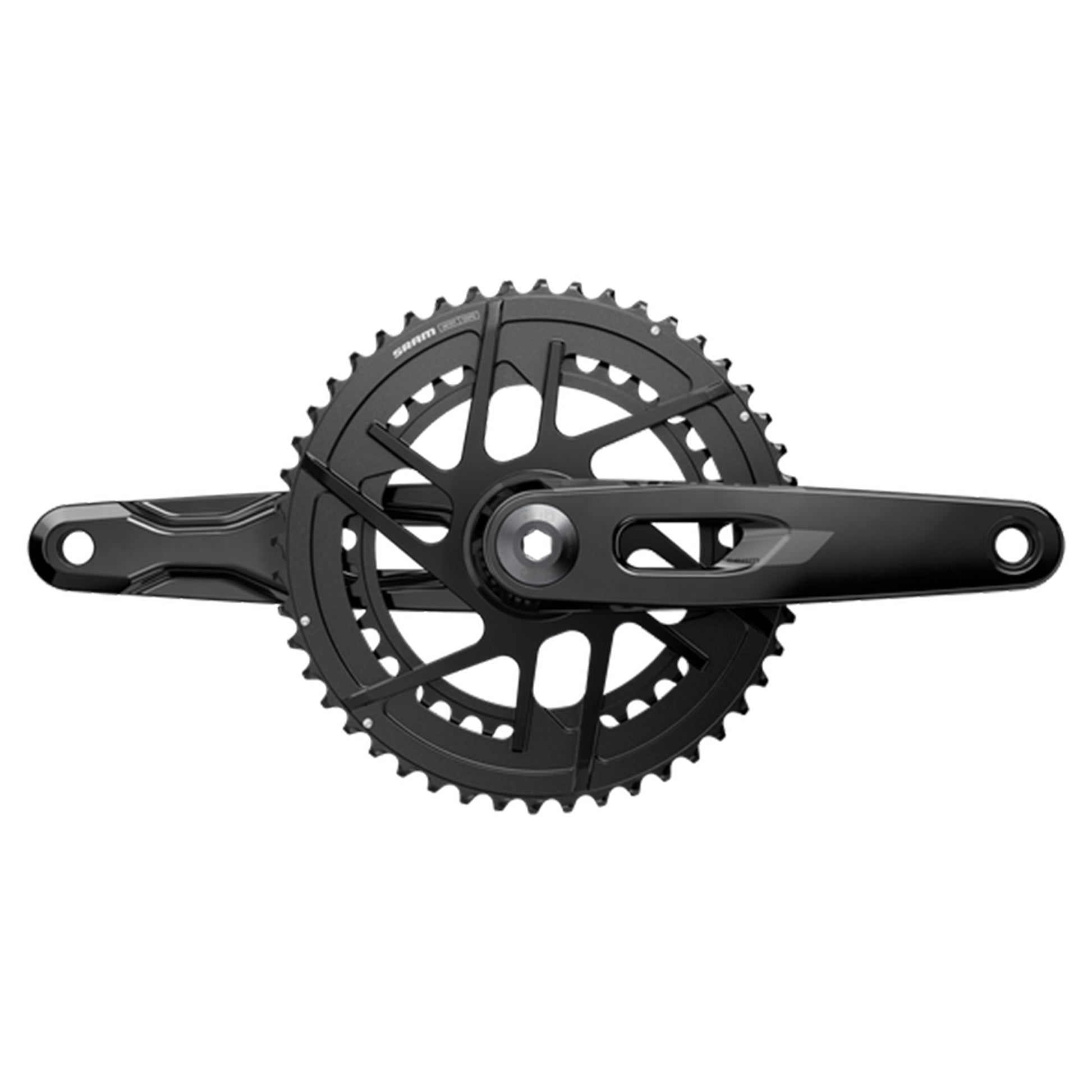 SRAM Rival E1 Crankset - 68-73mm and BB86-92 - 28.99mm DUB - SRAM Direct Mount - 170mm - Grey - Image 2