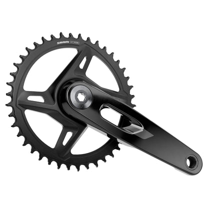 SRAM Rival XLPR E1 Crankset - 68-73mm and BB86-92 - 28.99mm DUB - SRAM Direct Mount - 165mm - Grey - Image 1