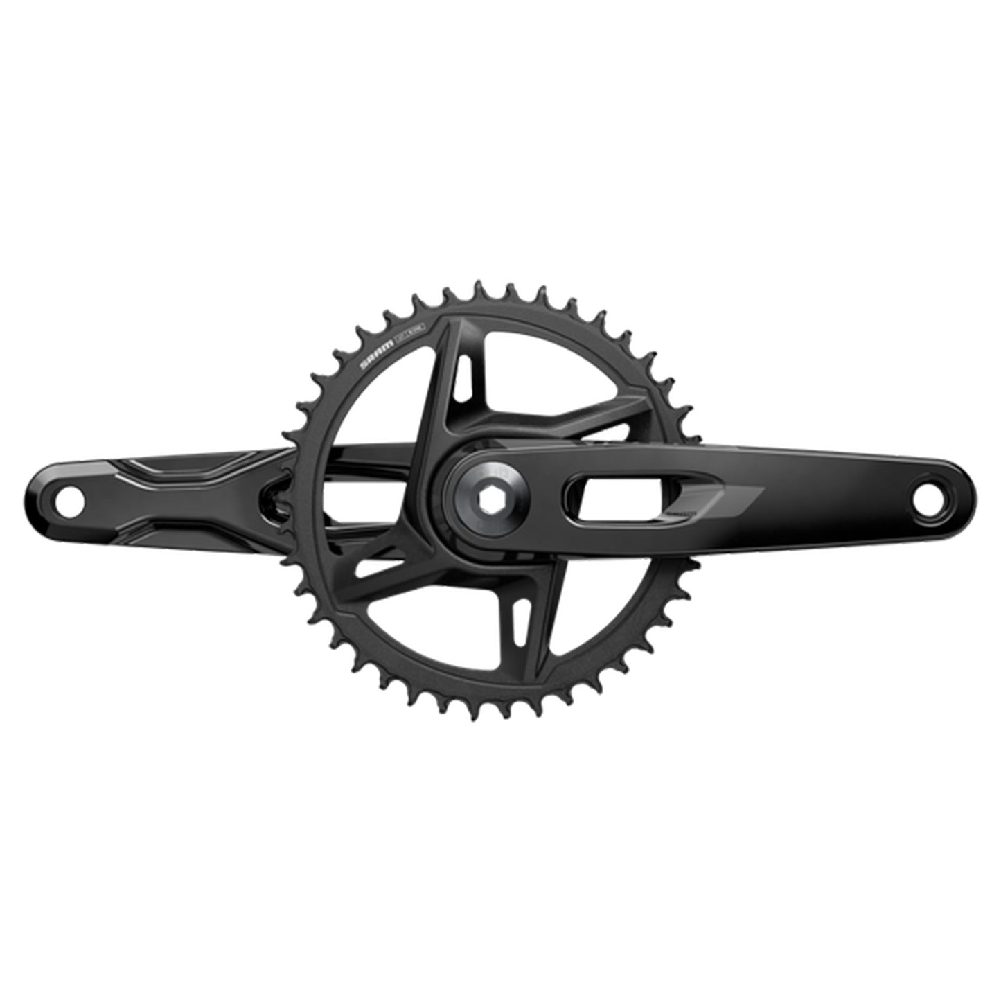 SRAM Rival XLPR E1 Crankset - 68-73mm and BB86-92 - 28.99mm DUB - SRAM Direct Mount - 165mm - Grey - Image 2